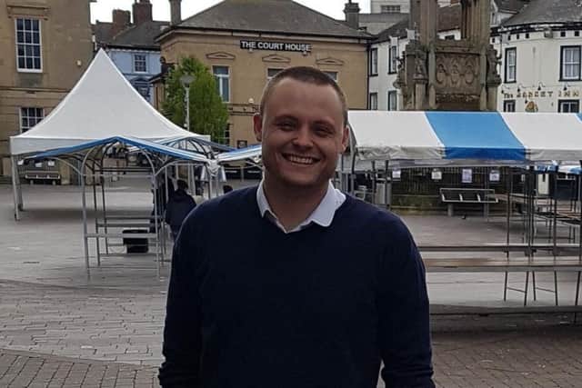 Mansfield's MP Ben Bradley, who would like to see the Robin Hood train line extended.