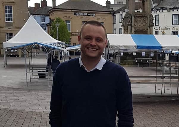 Mansfield's MP Ben Bradley, who would like to see the Robin Hood train line extended.