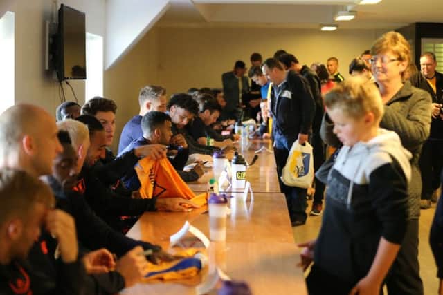 Players meet fans at last year's Open Day