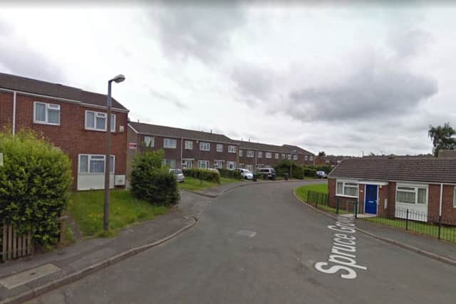 Police were called to Spruce Grove, Kirkby. Picture: Google Earth.