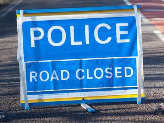 A608 in Underwood closed after serious accident.