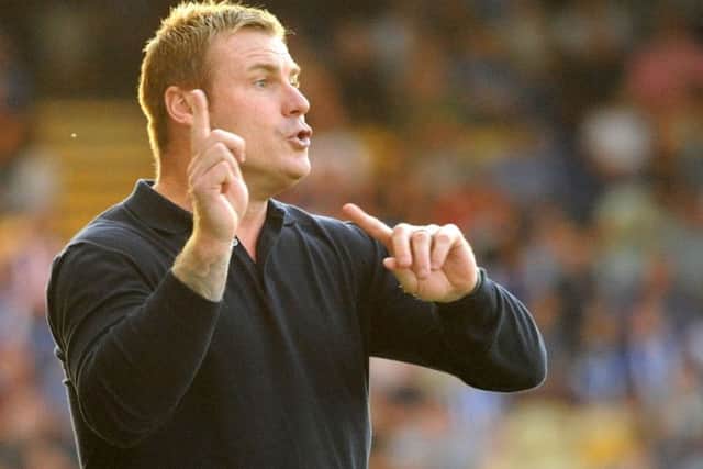 Mansfield Town v Sheffield Wednesday.David Flitcroft.