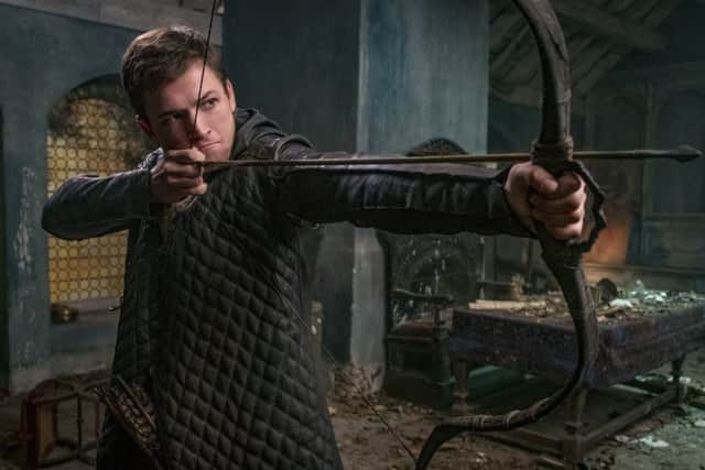 Taron Egerton as Robin Hood. Picture: Larry Horricks.
