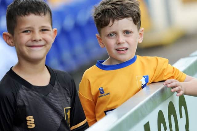 Stags v Newport fans.