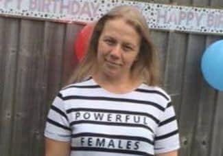 AFTER -- the new-look Clare Gunby after her amazing weight-loss.