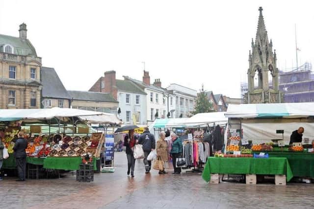 Mansfield Market Place.