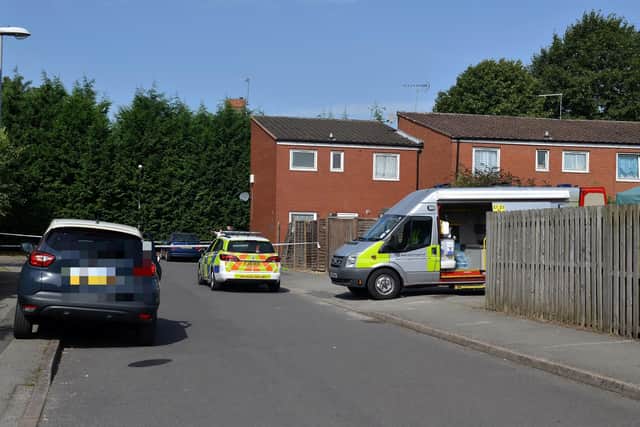 Police are still at the scene