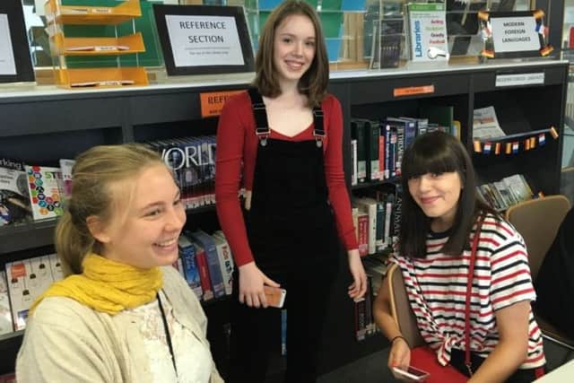 Rosa Phelps, Eve McMullen and Meghan Swarbrooke.