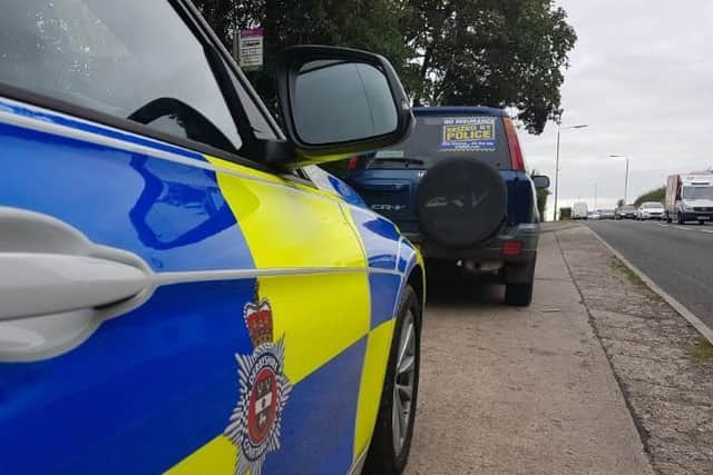Derbyshire Roads Police seize a Mansfield car as the disqualified driver had no insurance, tax or MOT