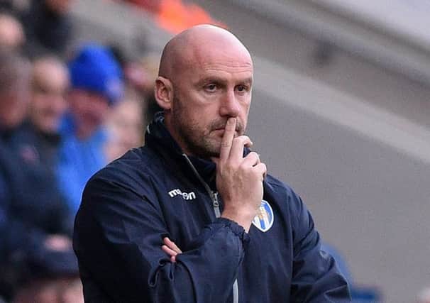 Colchester's manager John McGreal
