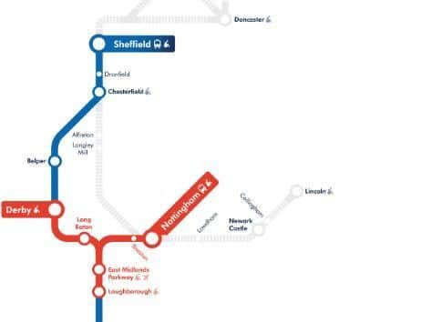 A fire next to the track between East Midlands Parkway and Loughborough is causing disruption to services between London St Pancras / Nottingham / Sheffield route.