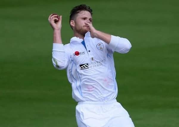 Lockie Ferguson, who is keen to help Derbyshire finish the Specsavers County Championship season strongly.