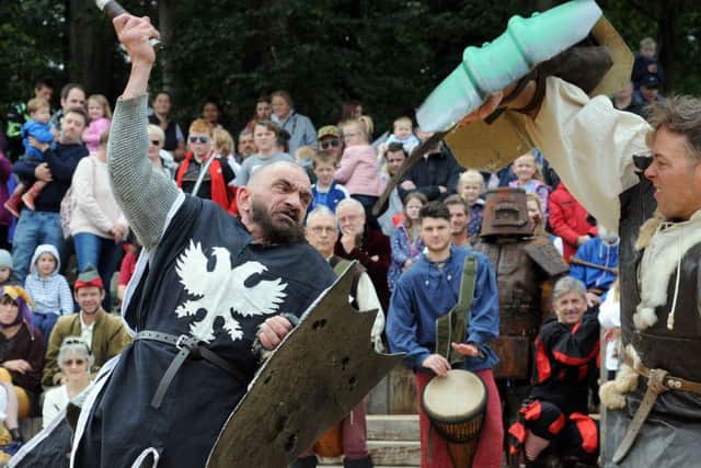 Old rivalries kick off at the launch of the 2018 Robin Hood Festival.
