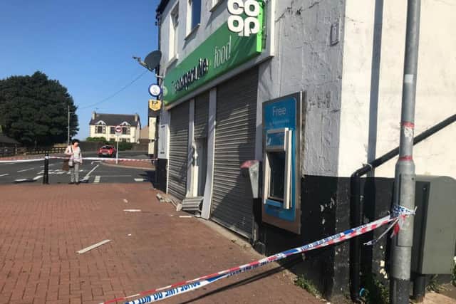 Bosses at the shop on Market Street said the shop is believed to have been targeted at 2,45am this morning.
