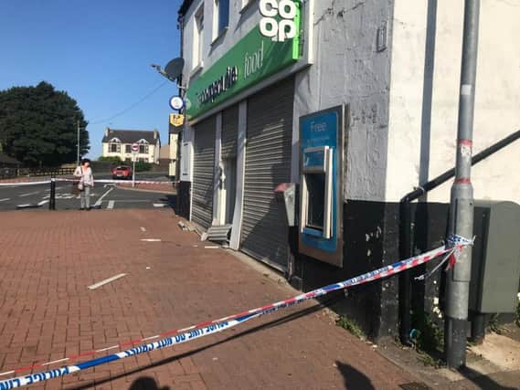 Bosses at the shop on Market Street said the shop is believed to have been targeted at 2,45am this morning.