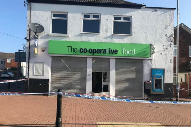 Shutters have been cut.