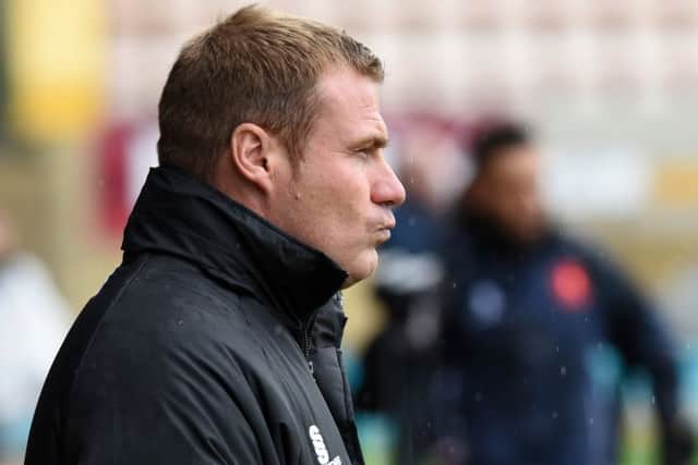 Picture Andrew Roe/AHPIX LTD, Football, EFL Sky Bet League Two, Cambridge United v Mansfield Town, Abbey Stadium, 22/09/2018, K.O 3pmMansfield's manager David FlitcroftAndrew Roe>>>>>>>07826527594