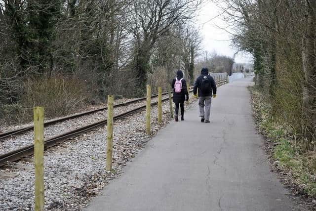 A third of people in the county are not getting enough exercise through walking