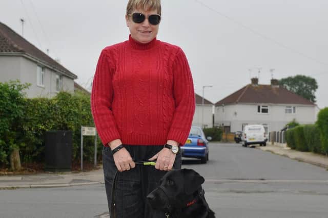 Kay Yallup has been registered blind since 1985
