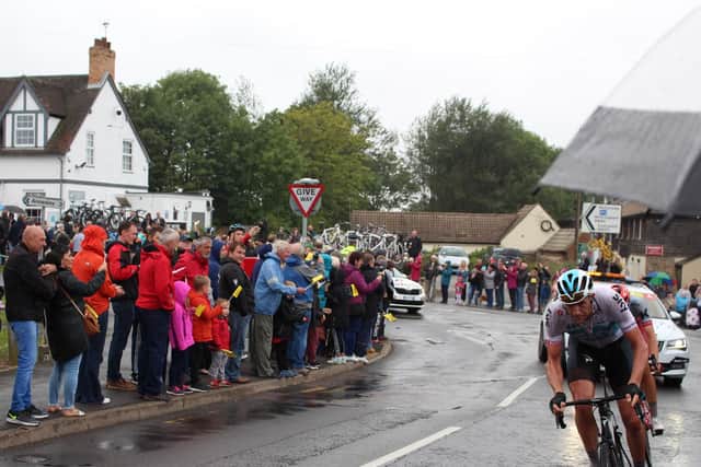 The Tour of Britain passed through the village today at around 3pm (Saturday, September 9)