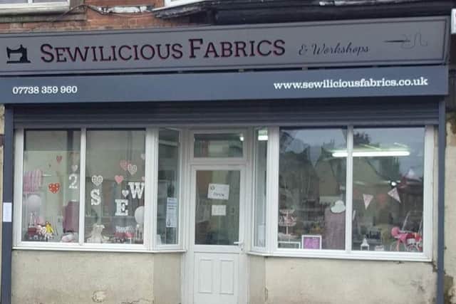 The Sewilicious Fabrics shop in Sutton.