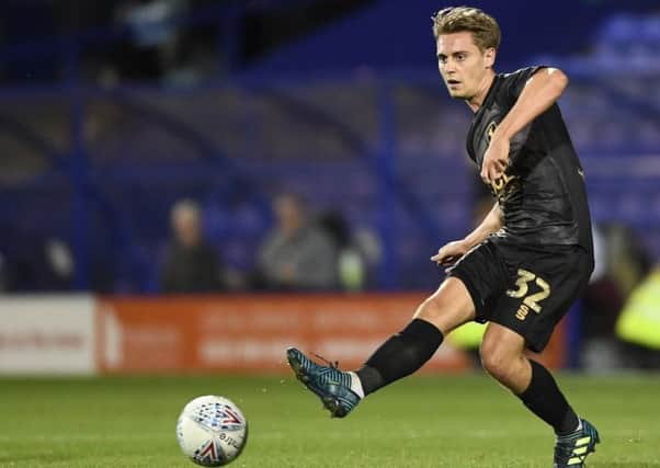 Mansfield Town's Danny Rose in action at Tranmere in the Stags' first match screened live to a domestic audience on iFollow. Picture: Howard Roe