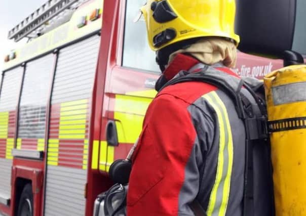 Fire crews were called into action yesterday evening