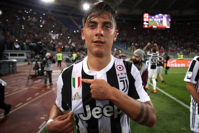 Paulo Dybala, who has been offered to Manchester United by Juventus in a bid to tempt them to sell Paul Pogba, according to today's football rumour mill.