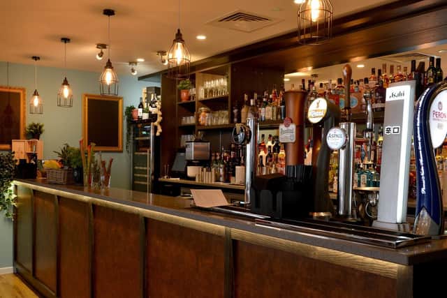The bar of Ciao Bella Lounge
