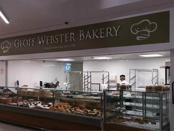 Geoff Webster Bakery, in Idlewells Indoor Market.