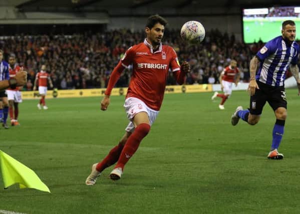 Match action from Forest's win over Wednesday. Pic by Jez Tighe.