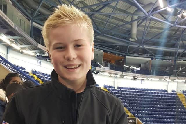 Speed skater Sam Lloyd, of Mansfield, who received a Talented Athletes Fund grant last year.