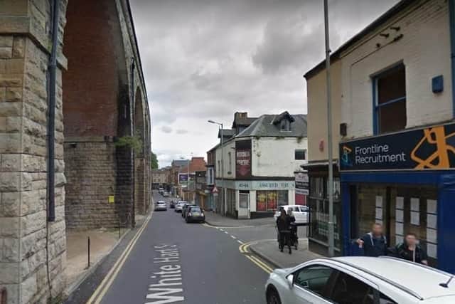 The street where the incident took place.