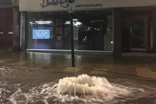 There was flooding in Matlock on Thursday, September 20. Picture taken by Beshlie Megan