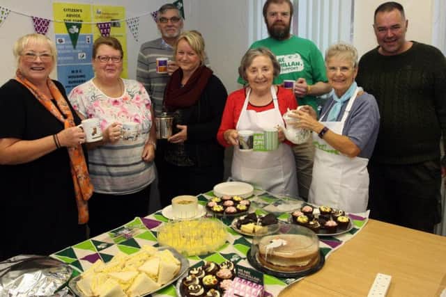 Last year's coffee morning at infotech in Warsop