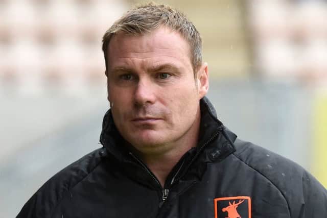 Picture Andrew Roe/AHPIX LTD, Football, EFL Sky Bet League Two, Cambridge United v Mansfield Town, Abbey Stadium, 22/09/2018, K.O 3pmMansfield's manager David FlitcroftAndrew Roe>>>>>>>07826527594