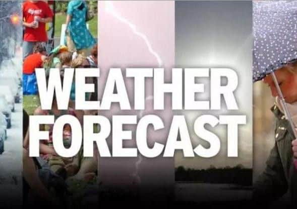 Your weather forecast for the week.