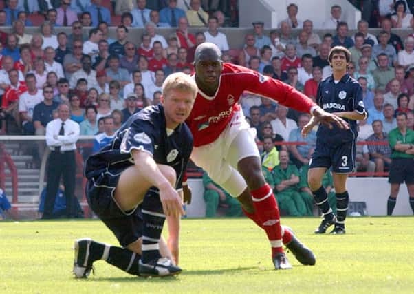 Marlon Harewood in action for Forest