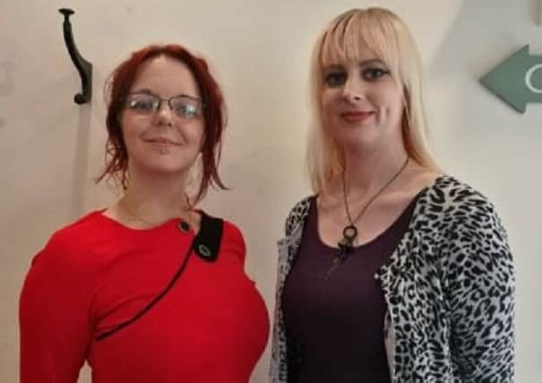 Jenny Gilbert (right) and Natasha Mann-Harwood  of Masquerade SFX