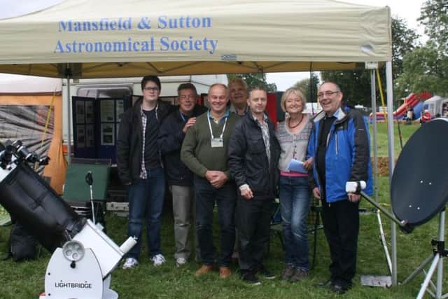 Mansfield and Sutton Astronomical Society, pictured in 2016