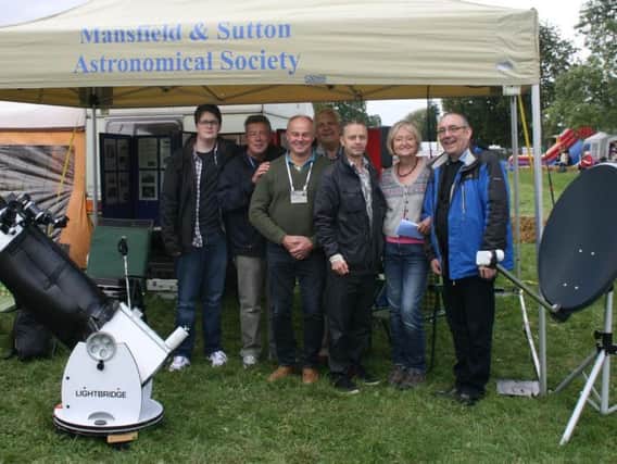Mansfield and Sutton Astronomical Society, pictured in 2016