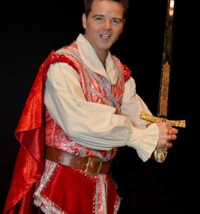 Snow White and The Seven Dwarfs panto coming to Mansfield Palace Theatre, pictured is Andrew Geater as the Prince