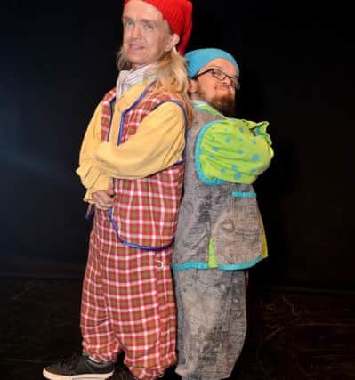 Snow White and The Seven Dwarfs panto coming to Mansfield Palace Theatre, pictured are George Coppen and Craig Salisbury as the Dwarfs