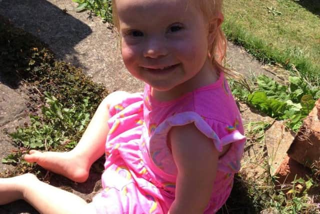 Jossie May Stone, 3, was born with Downs Syndrome, and Jossies mum, Stephanie, 44, wants to change how people view children withDowns Syndrome.