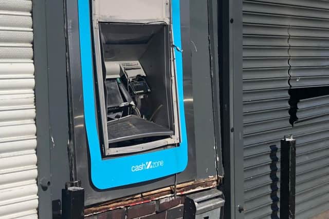 The cash machine.