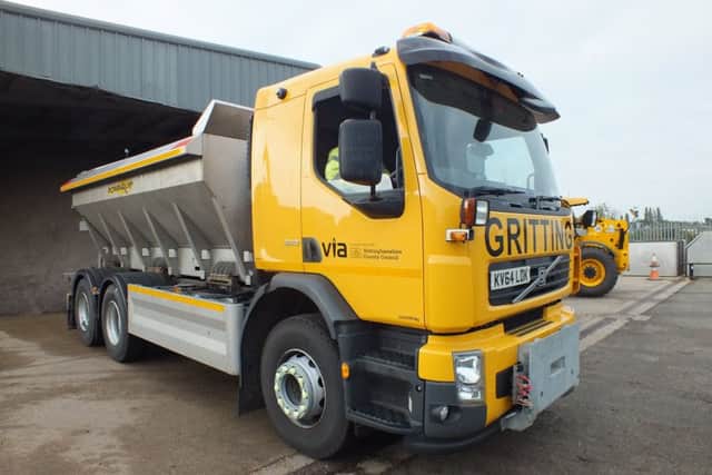 The county council's gritters are poised and ready for the winter to come