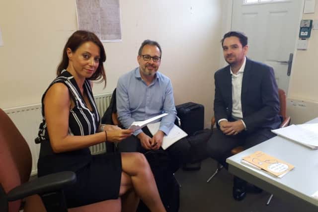 Gloria De Piero met with Marc Lupson and James Harcourt-Smith from the Big Lottery Fund