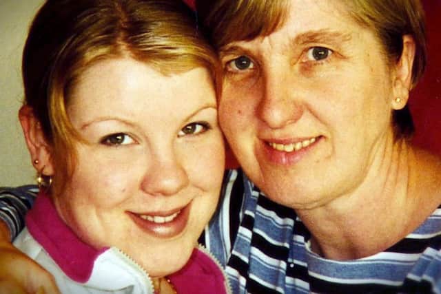 Claire Martin with her mum Pat. Claire was killed in 2012 and Italian courts ruled it was a suicide.