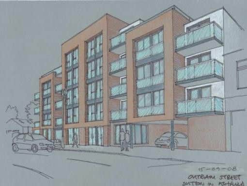 An artist's impression of the property
