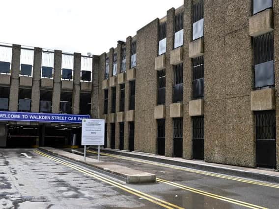 Stockwell Gate is closed to traffic, as Mansfield District Council are concerned about the safety of external panels on the Walkden Street multi storey car park.